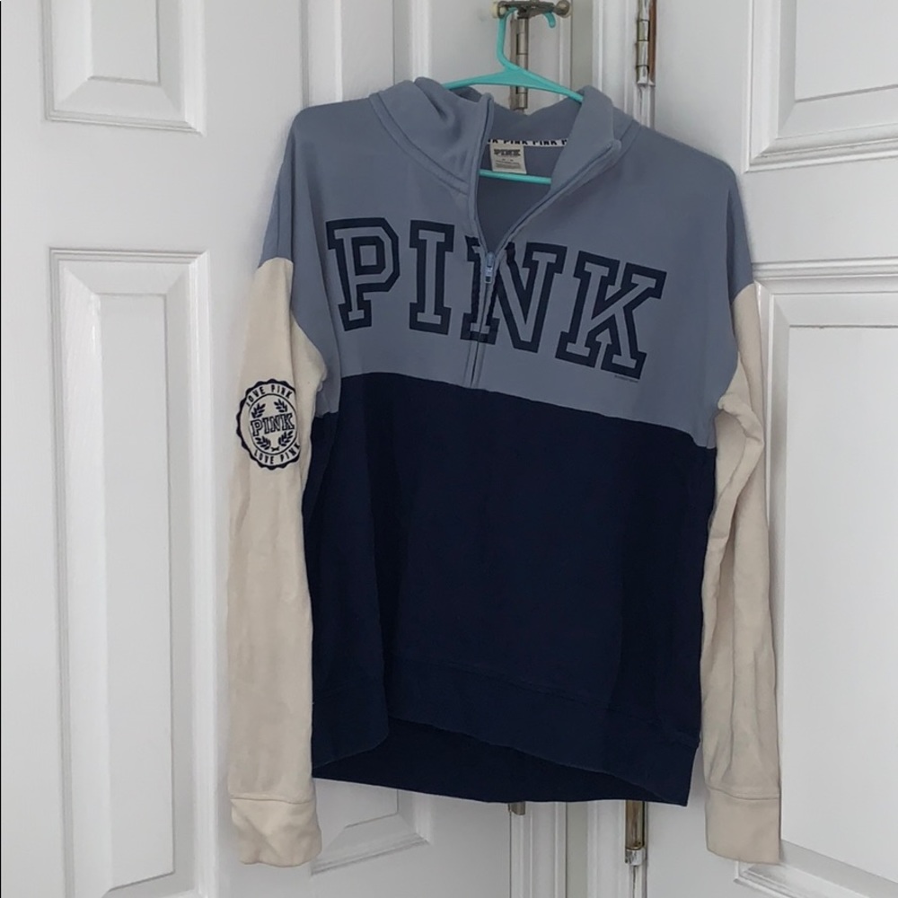 Vintage PINK quarter zip